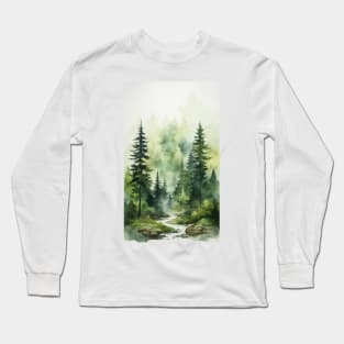 quiet forest Long Sleeve T-Shirt